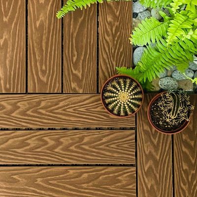 Dobra cena. Patio Wooden Interlocking Composite Deck Tiles Odporny na warunki pogodowe w Internecie