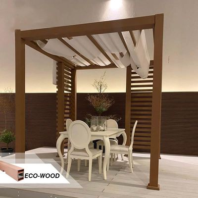 Dobra cena. Komercyjny WPC Pergola Kompozytywny Drzewo Zewnętrzne Pergola Rootproof w Internecie